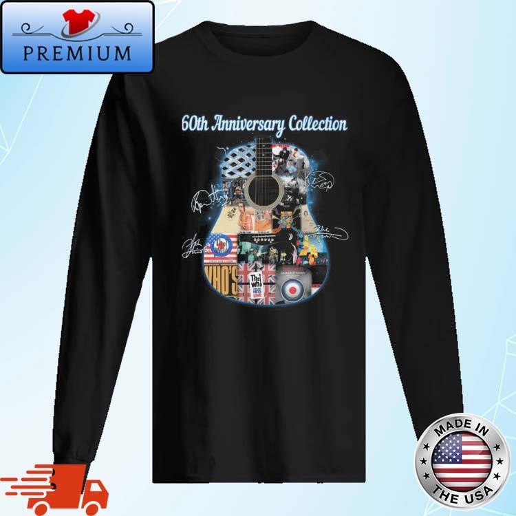 Official The Who 60th Anniversary Collection Signatures Long Sleeve