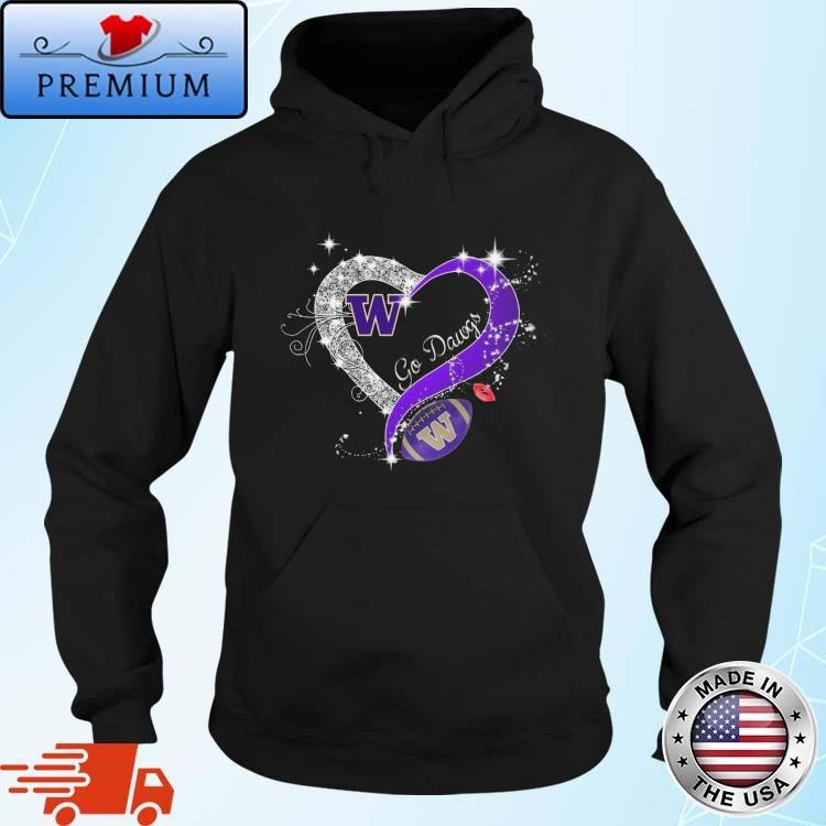 Official Washington Huskies Fan Love Go Dawgs 2024 Hoodie