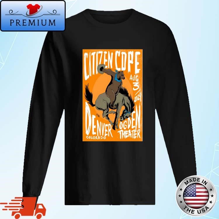 Original Citizen Cope Ogden Theatre, Denver, CO Aug 3, 2024 Long Sleeve