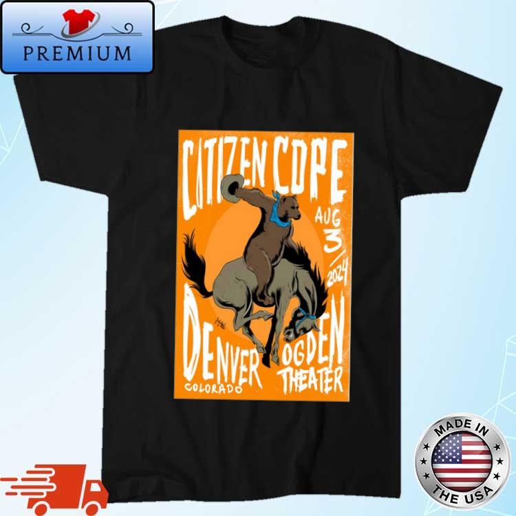 Original Citizen Cope Ogden Theatre, Denver, CO Aug 3, 2024 T-shirt