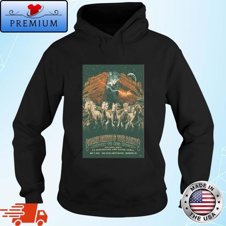 Shane Smith & The Saints Red Rocks Amphitheatre, Morrison, CO May 7 2024 Hoodie