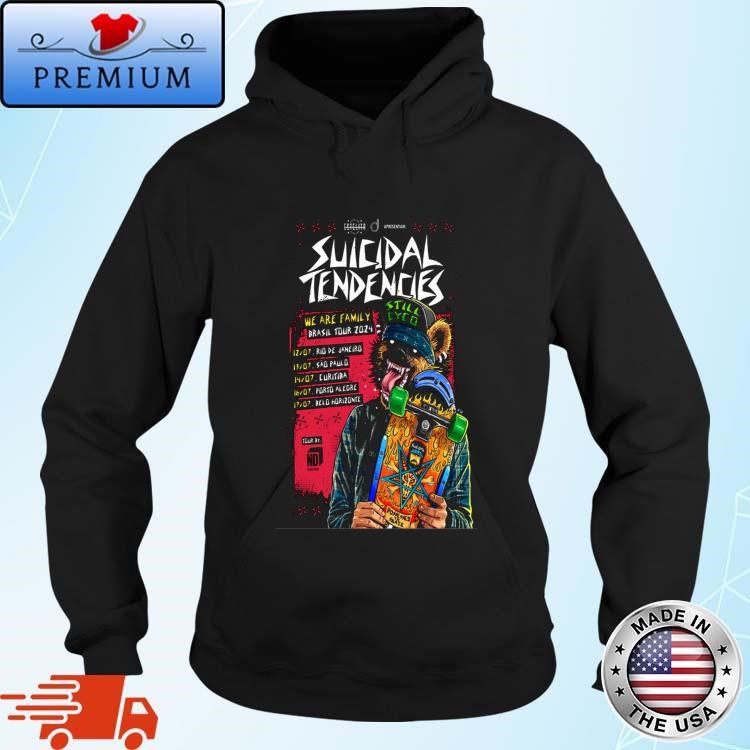 Suicidal Tendencies We Are Family Brazil Tour May 2024 Hoodie