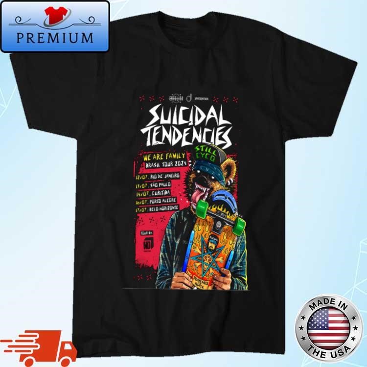 Suicidal Tendencies We Are Family Brazil Tour May 2024 T-Shirt