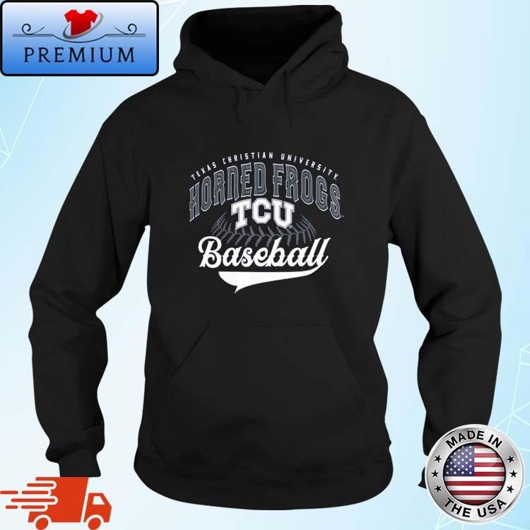 TCU Horned Frogs Baseball Comfort Colors Hoodie