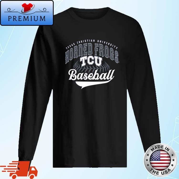 TCU Horned Frogs Baseball Comfort Colors Long Sleeve