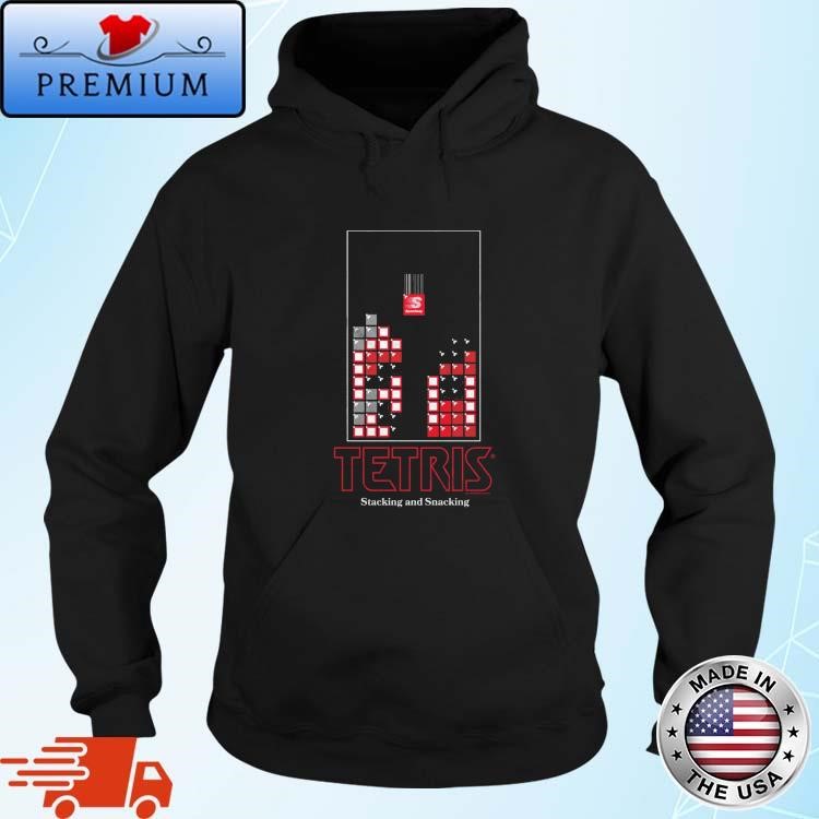 Tetris Stacking And Snacking Hoodie