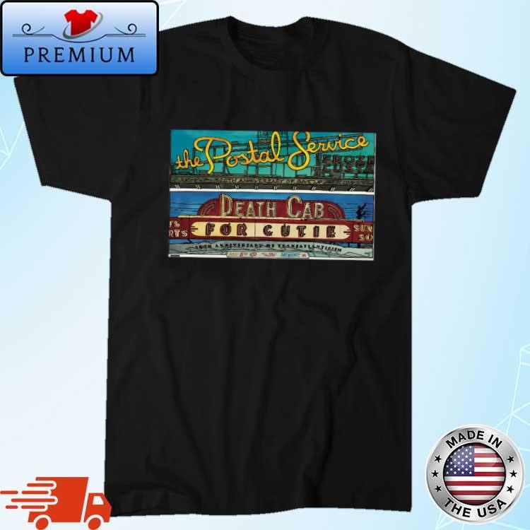 The Postal Service & Death Cab for Cutie Miller High Life Theatre, Milwaukee, WI May 6, 2024 T-Shirt