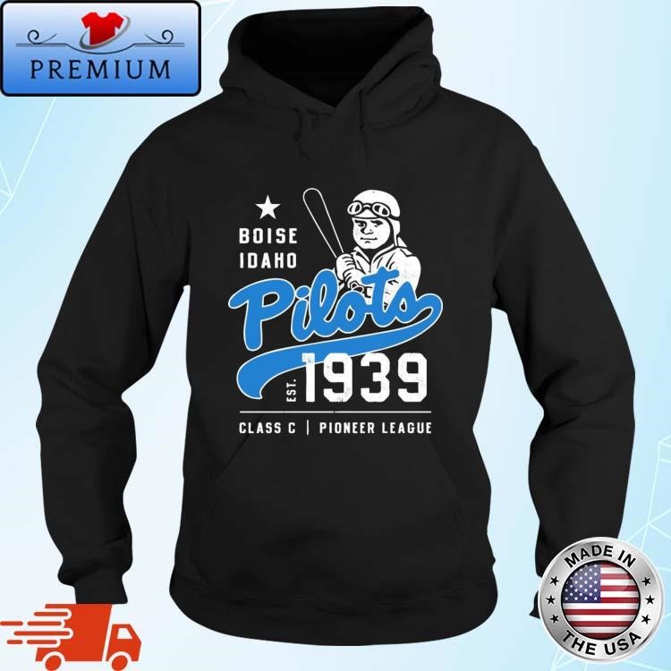 Official Boise Pilots Idaho Vintage Defunct Baseball Teams Hoodie