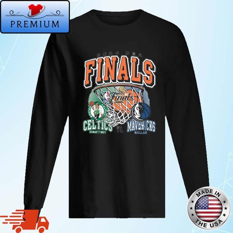 Official Dallas Mavericks Vs Boston Celtics 2024 NBA Finals Participant Matchup Long Sleeve