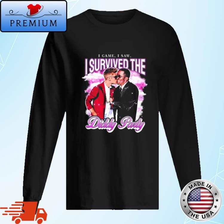 Official I Came I Saw I Survived The Diddy Party Long Sleeve