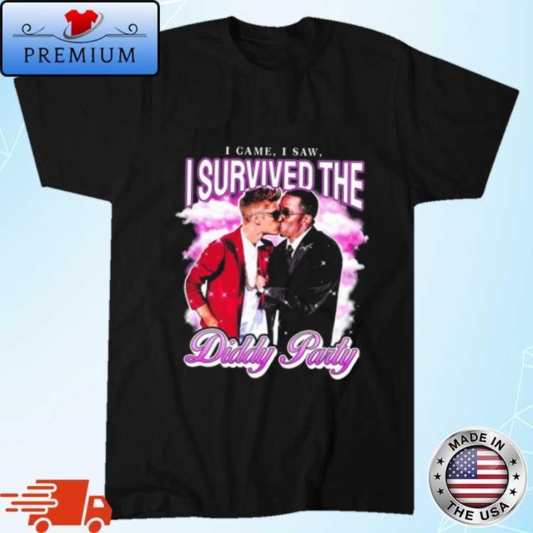 Official I Came I Saw I Survived The Diddy Party Shirt