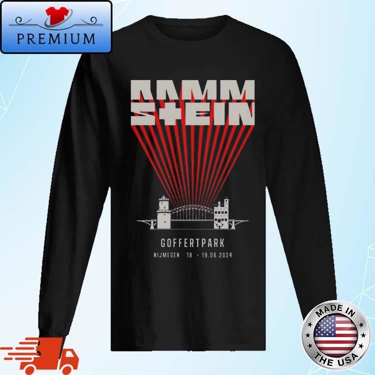 Official Rammstein Europe Stadium Tour Goffertpark Nijmegen June 18-19 2024 Event Long Sleeve