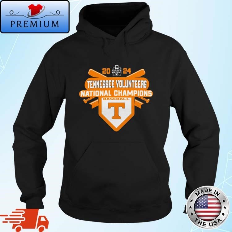 Official Tennessee Volunteers 2024 NCAA Men's Baseball College World Series Champions Hoodie