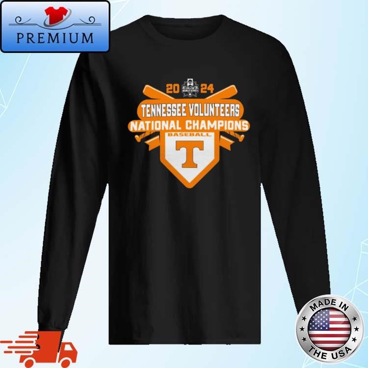 Official Tennessee Volunteers 2024 NCAA Men's Baseball College World Series Champions Long Sleeve