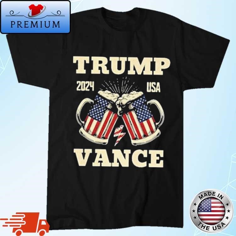 Official Trump Vance 2024 Distressed US Flag Election President 2024 Shirt