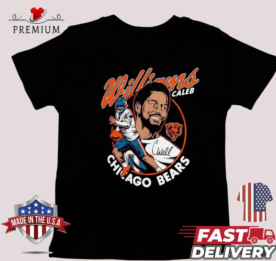 Design Caleb Williams Chicago Bears Homage Caricature Player T-shirt