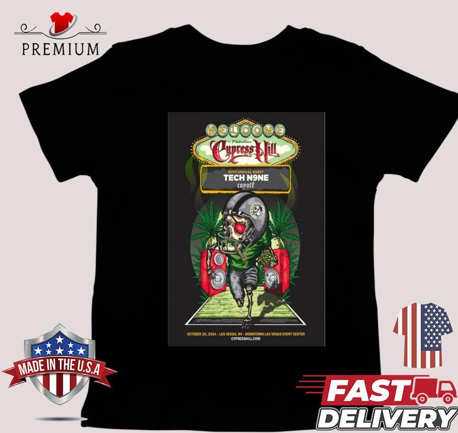 Design Cypress Hill 2024 Las Vegas, NV Tour T-shirt