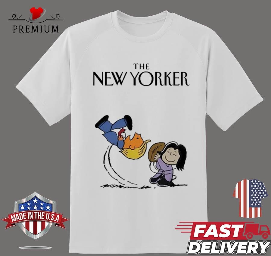 Design Kamala Harris And Donald Trump Peanuts The New Yorker T-shirt