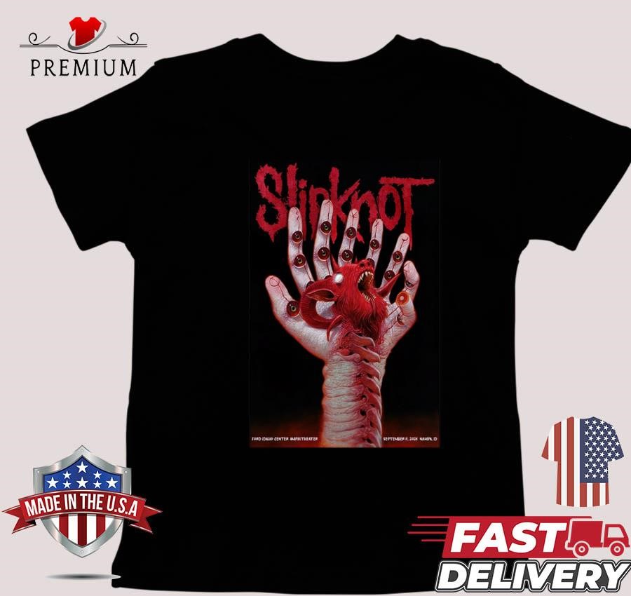 Design Slipknot Show At Ford Idaho Center Amphitheater On September 11 2024 Poster T-shirt