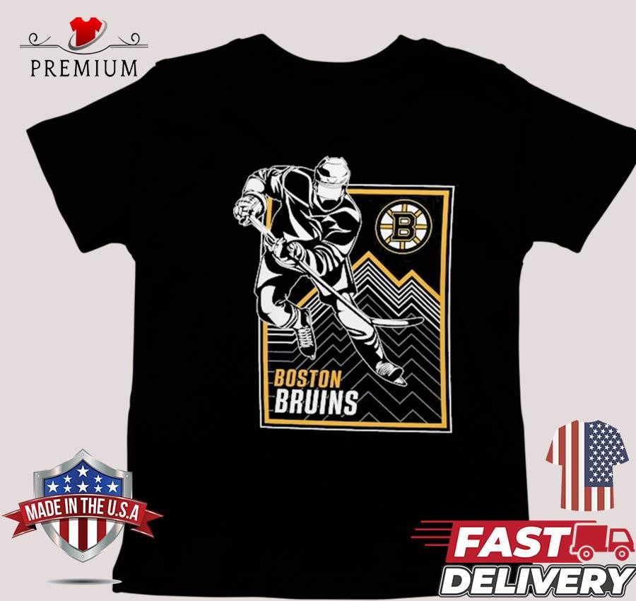 Design Starter Boston Bruins Player Grid T-shirt