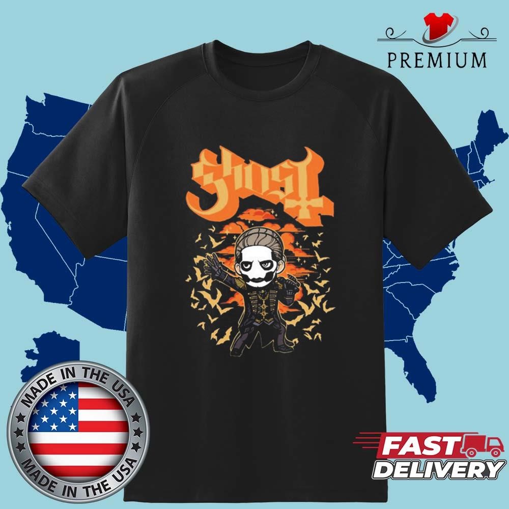 Ghost Band Orange Bat Toddler Art Shirt