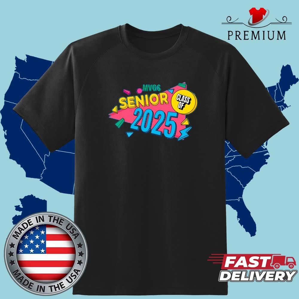 Mvgs Class Of 2025 Nineties Style Art Shirt