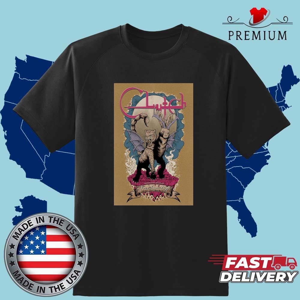 Official Clutch September 20 2024 Live At Michigan Lottery Amphitheatre, Sterling Heights, MI Band Tour Shirt