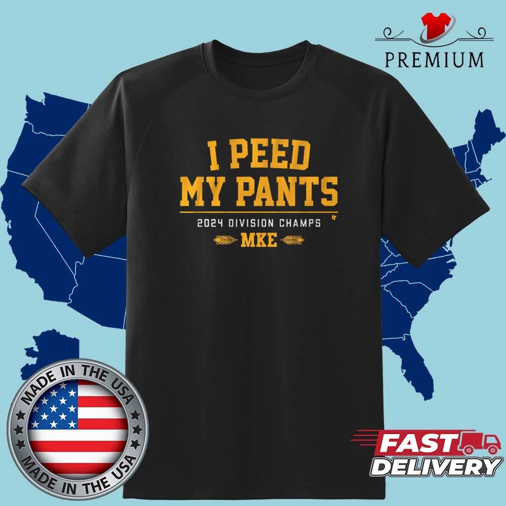 Official Milwaukee Baseball I Peed My Pants 2024 Division Champs Shirt