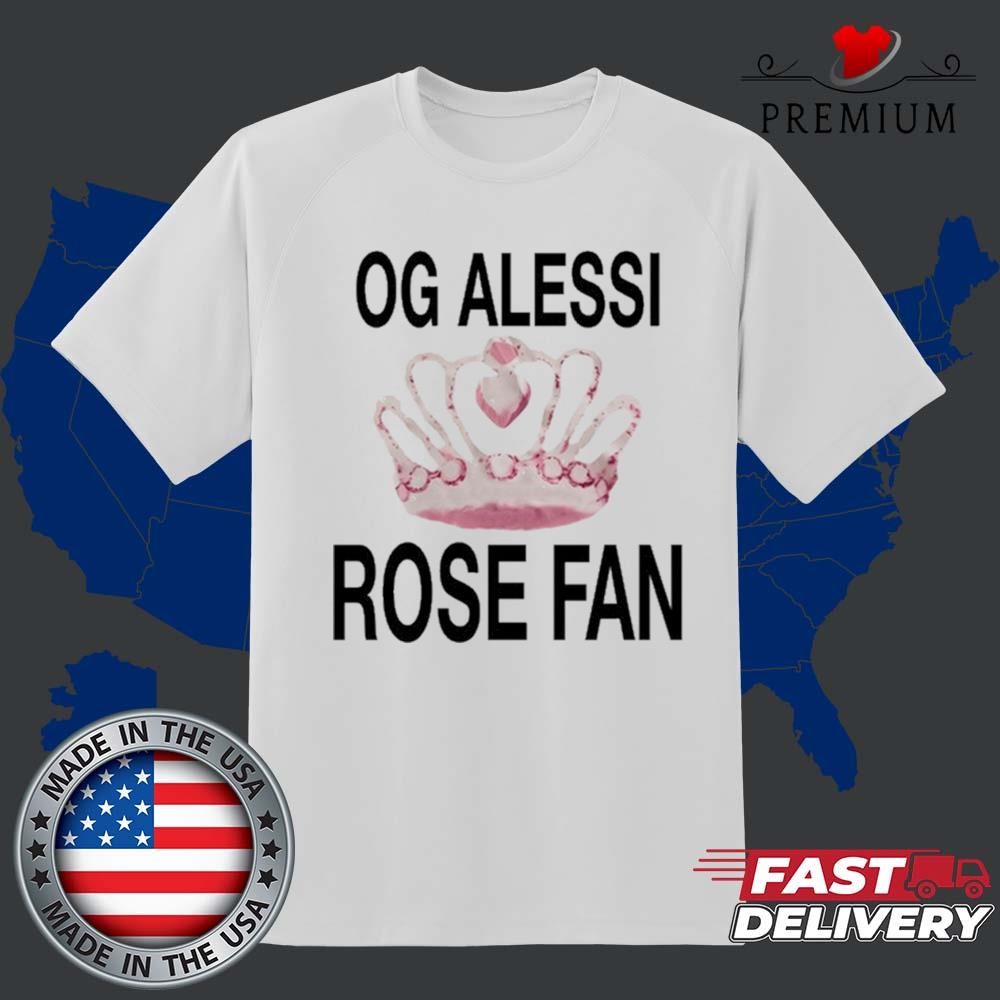 Official Og Alessi Rose Fan Shirt