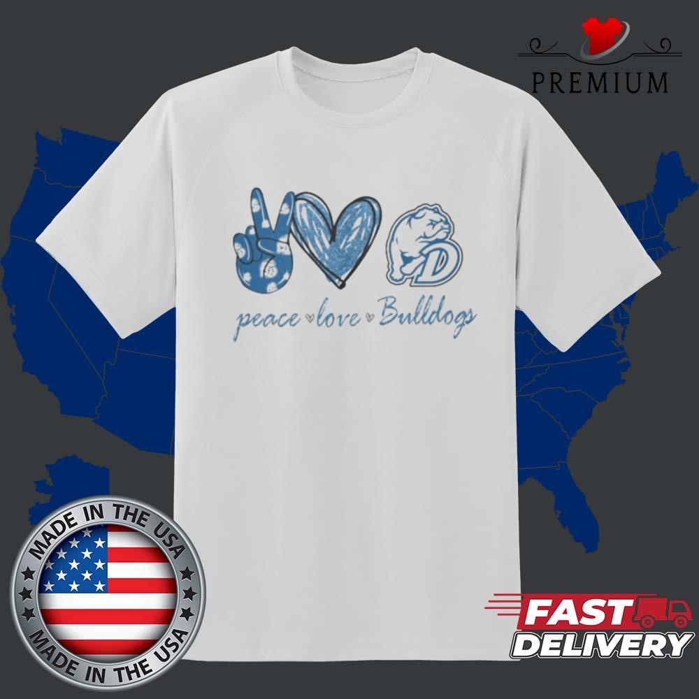 Peace Love Drake Bulldogs Art Shirt