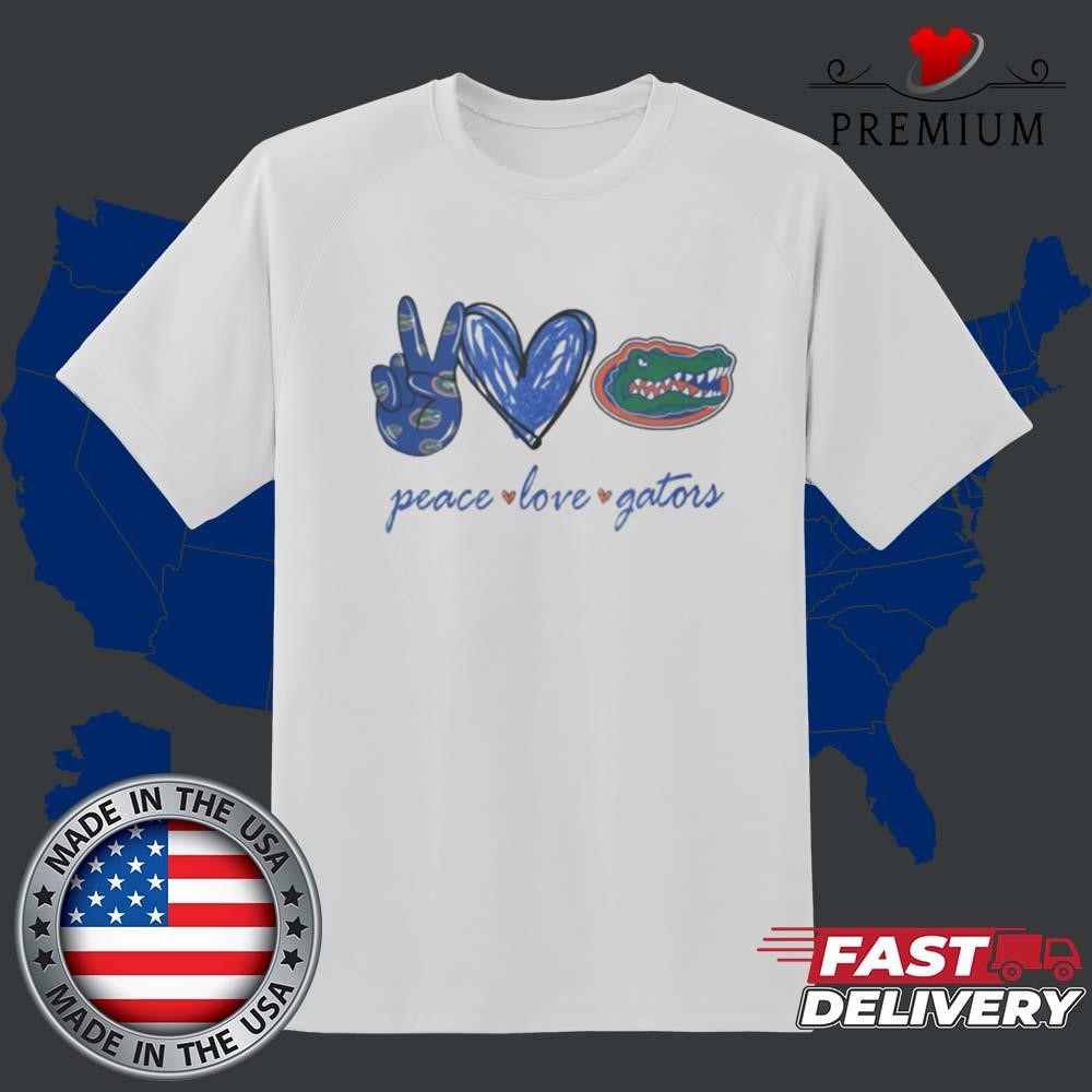 Peace Love Florida Gators Art Shirt