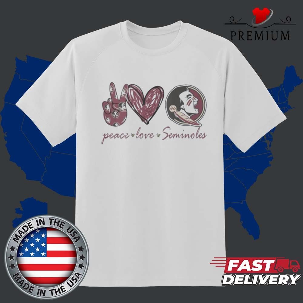 Peace Love Florida State Seminoles Art Shirt