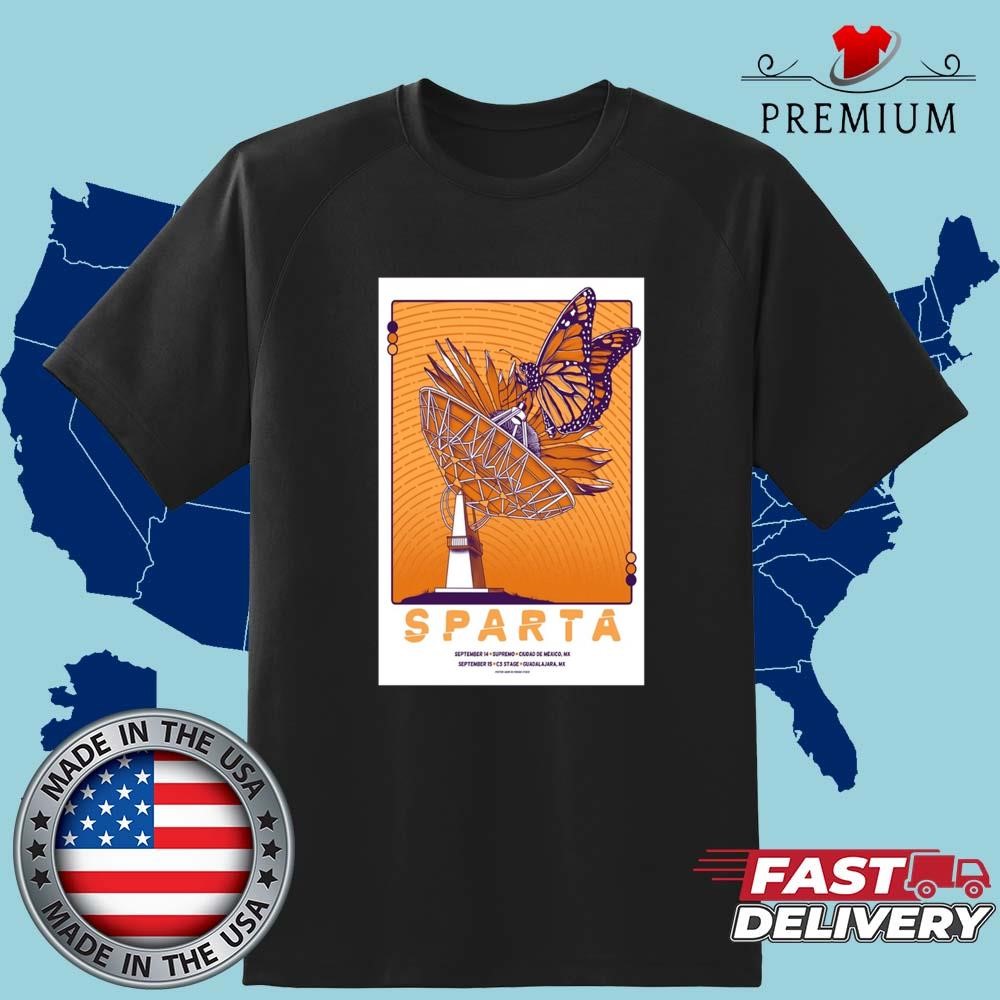 Sparta September 14 2024 Supremo in Ciudad de México Tour Art Shirt