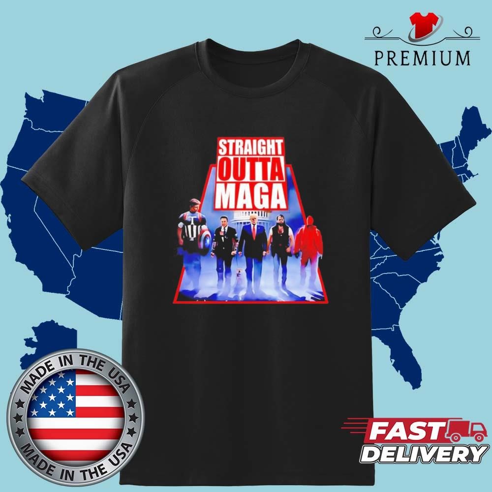 Trump Straight Outta Maga 2024 Pride Art Shirt