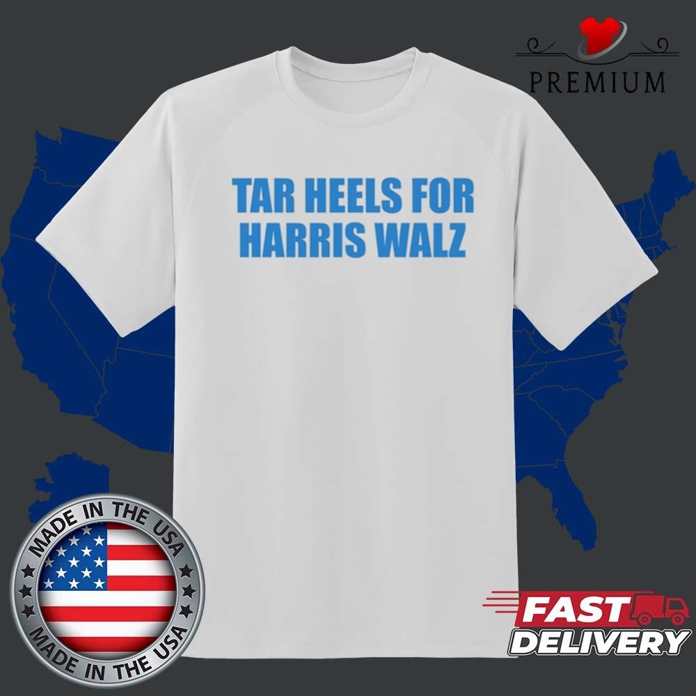 Unc Young Democrats Tar Heels For Harris Walz Art Shirt