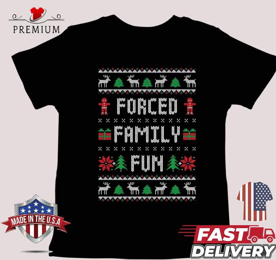 Forced Family Fun Ugly Christmas 2024 Sweater