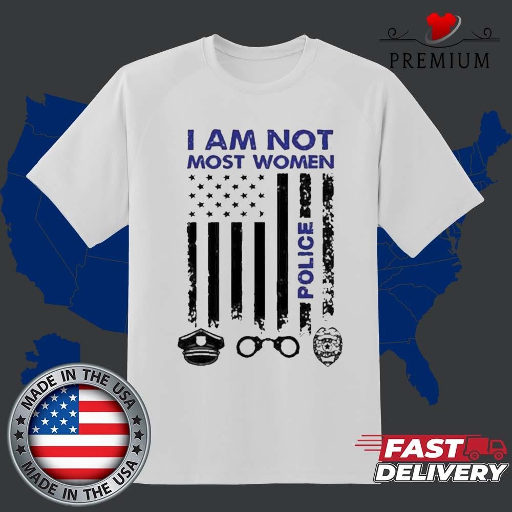 I Am Not Most Woman Police America Flag Sweater