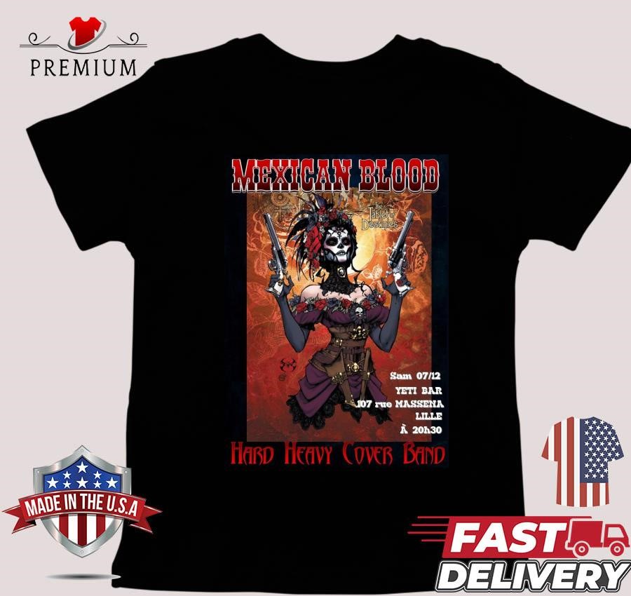 Mexican Blood Hard Heavy Cover Band Tour Dec 7 2024 Sweater