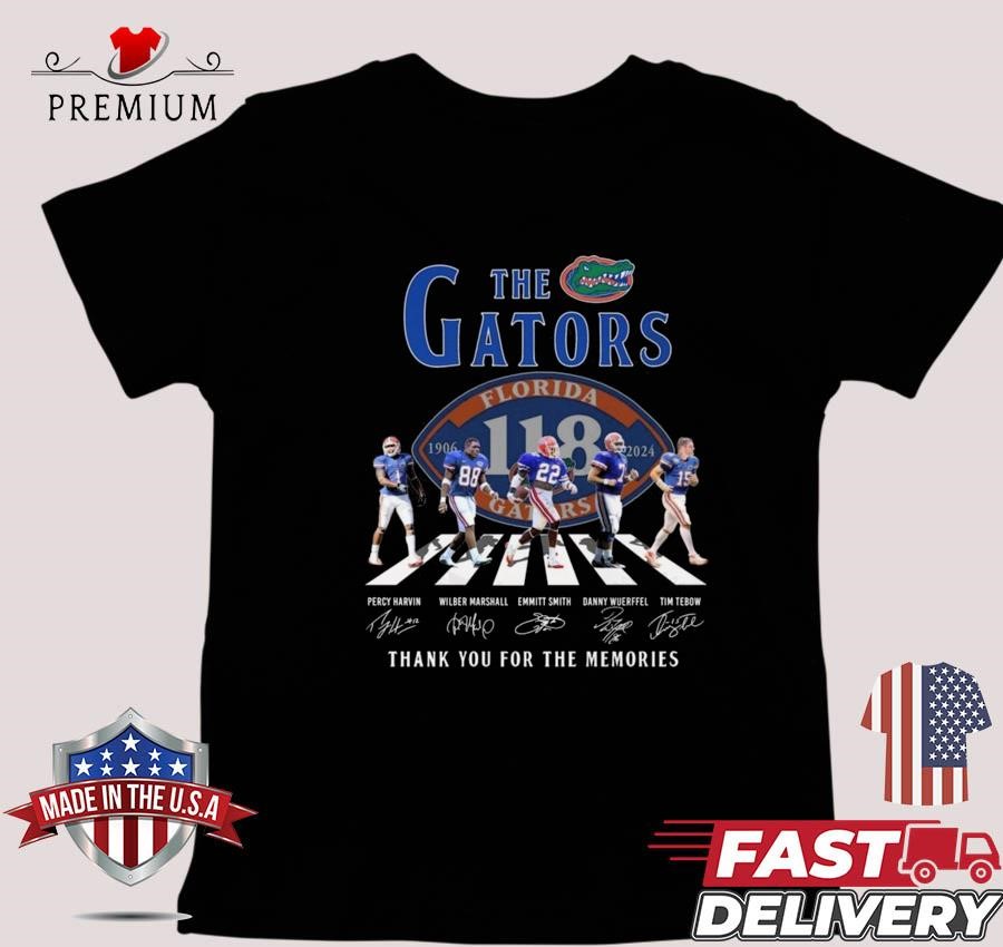 NCAA Florida Gators 118th 1906-2024 Thank You For The Memories Walking Signatures Sweater