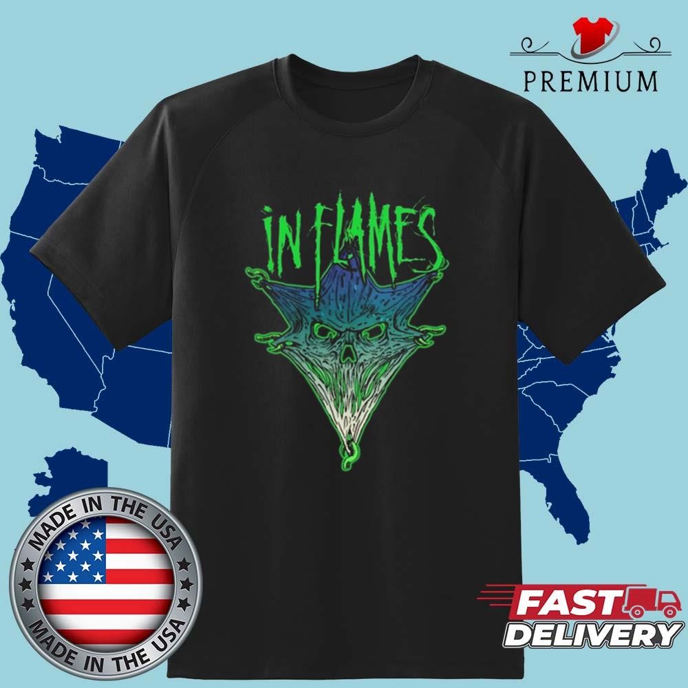 Official In Flames Pierced Jester T-shirt