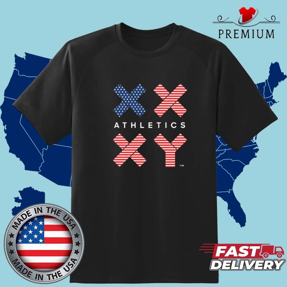 Official Jennifer Sey Xx-Xy Athletics Flag Usa T-shirt