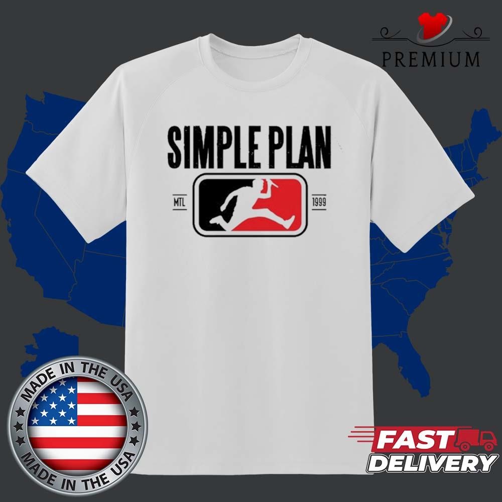 Official Simple Plan Sp Style Logo Raglan T-shirt