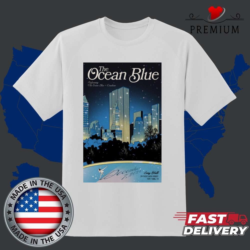 Official The Ocean Blue December 7 2024 At Sony Hall in New York NY Show T-shirt