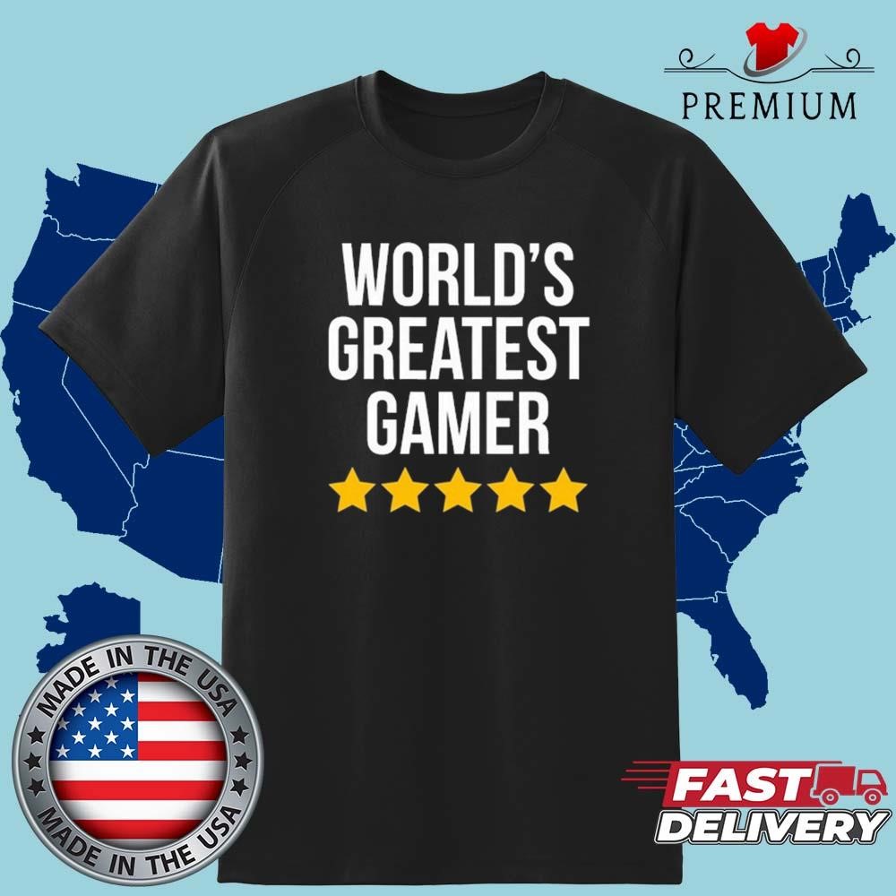 Official The Throne 2024 World's Greatest Gamer T-shirt