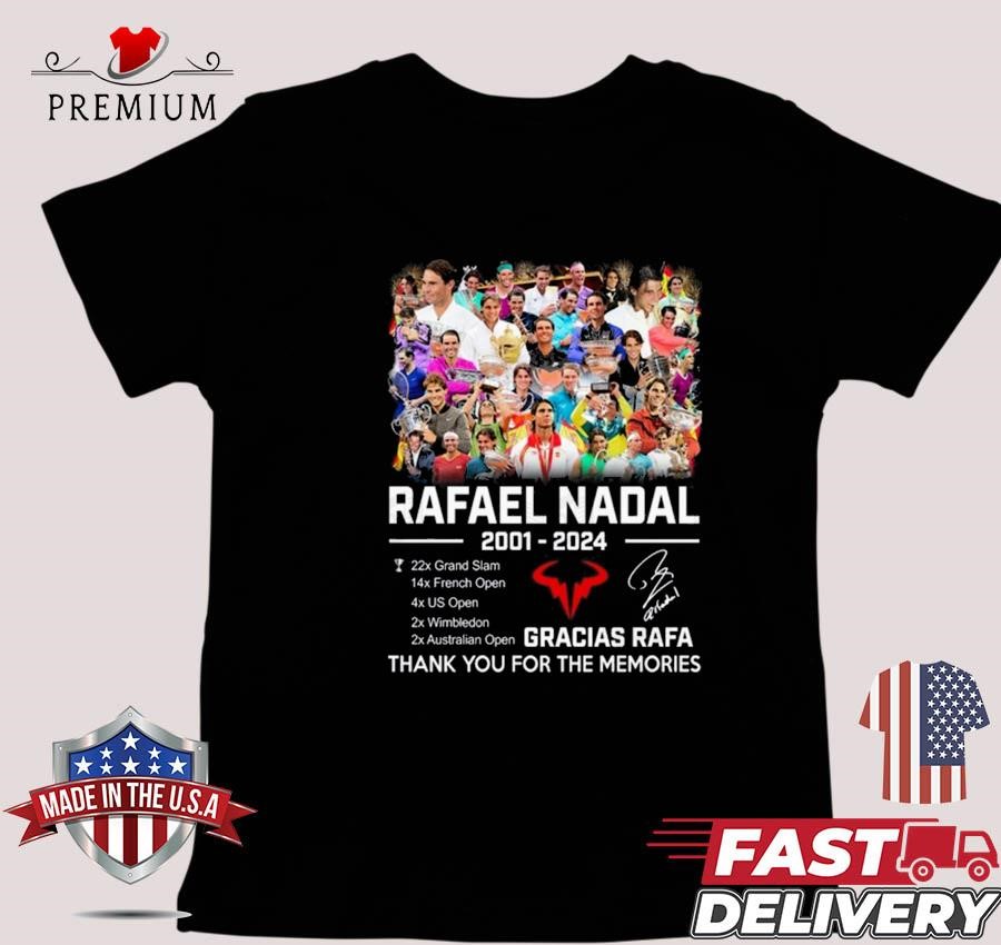 Rafael Nadal 2001-2024 Signature Thank You For The Memories Sweater