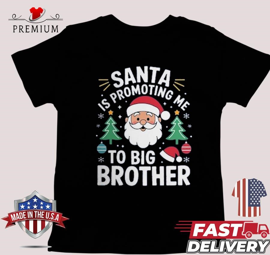 Santa Is Promoting Me to Big Brother Holiday Family Reveal Christmas 2024 Sweater