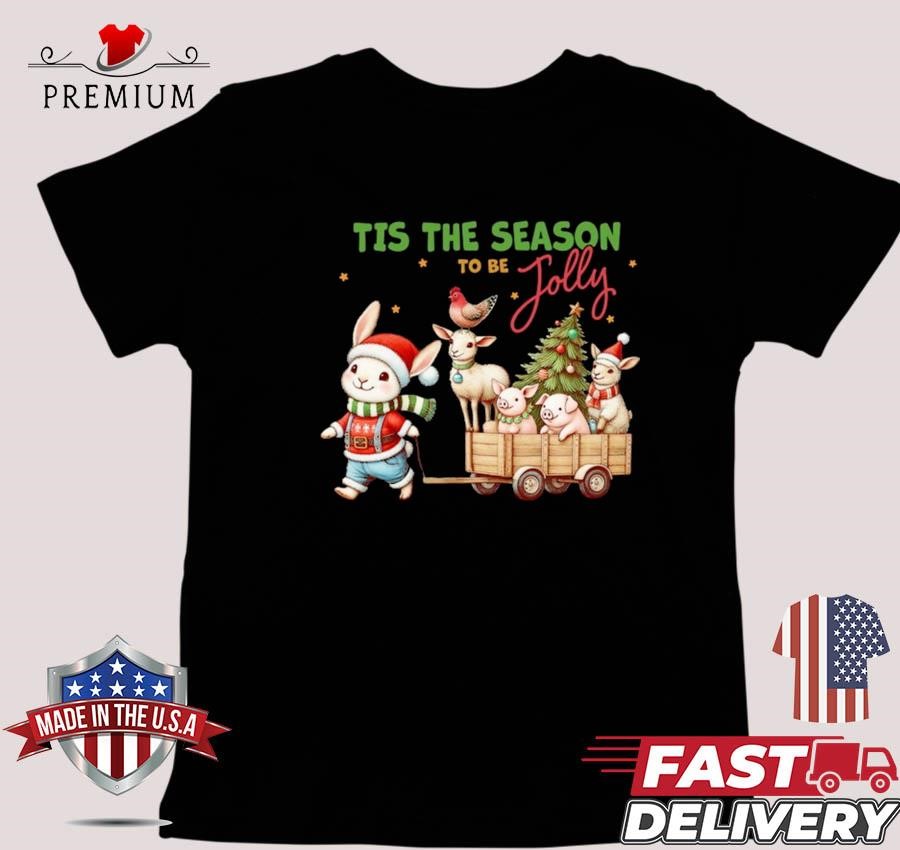 The Farm Animal Tis The Season To Be Jolly Christmas 2024 Sweater