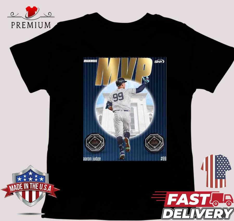 Unanimous Aaron Judge MLB New York Yankees American League MVP 2024 Poster Sweater