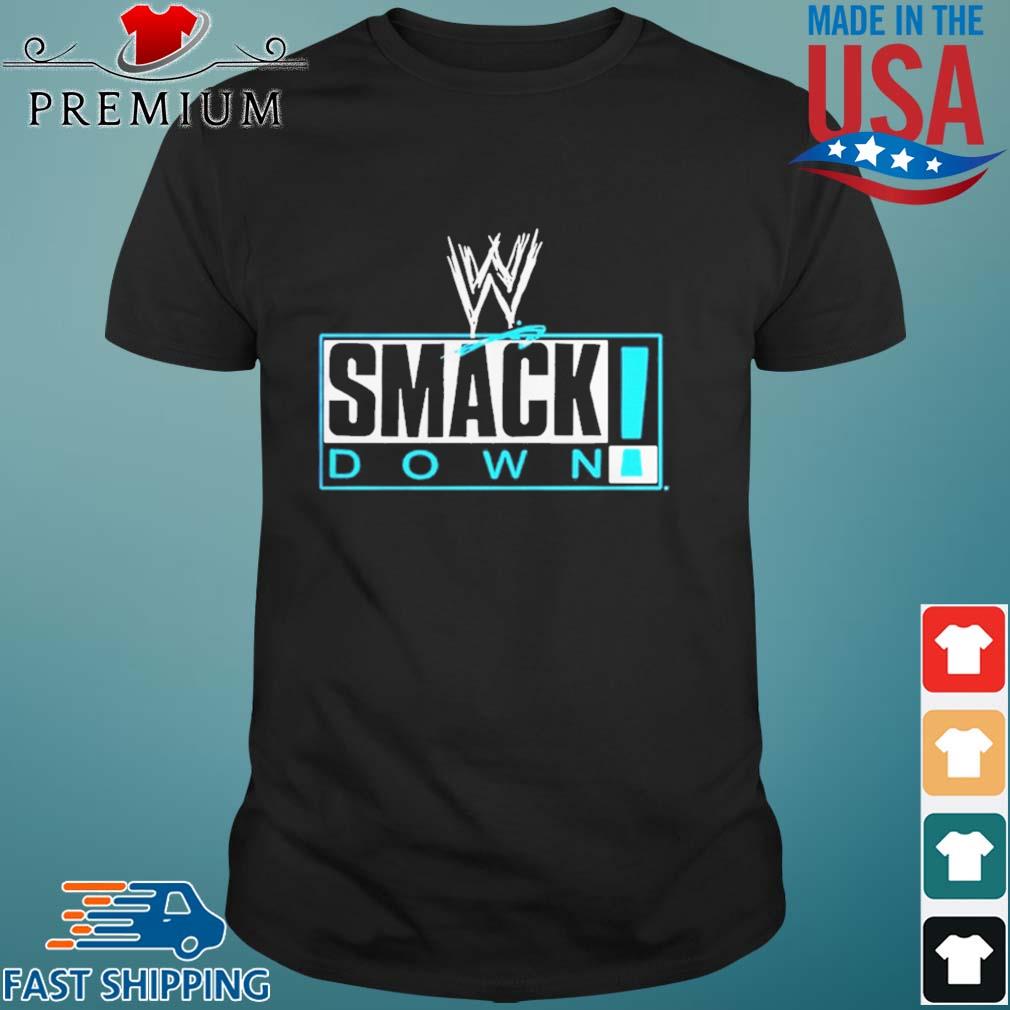 Official Wwe Smackdown Logo Shirt Sweater Hoodie And Long Sleeved Ladies Tank Top