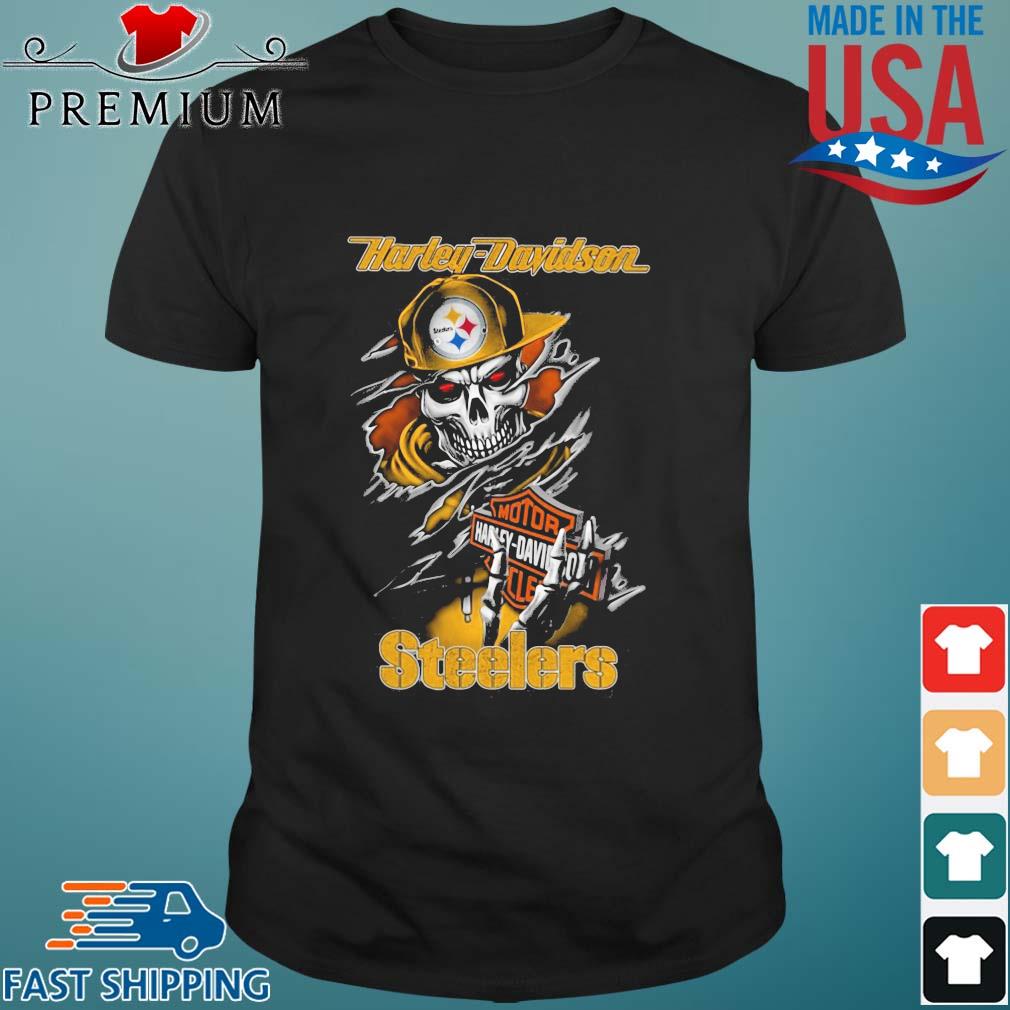 Skull Pittsburgh Steelers Shirt, hoodie, sweater, long sleeve and tank top